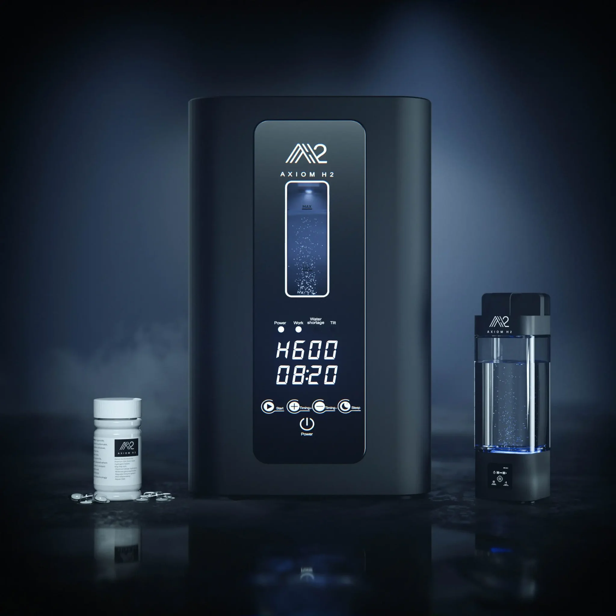 AXIOM H2 molecular hydrogen wellness experience available at Apparati.